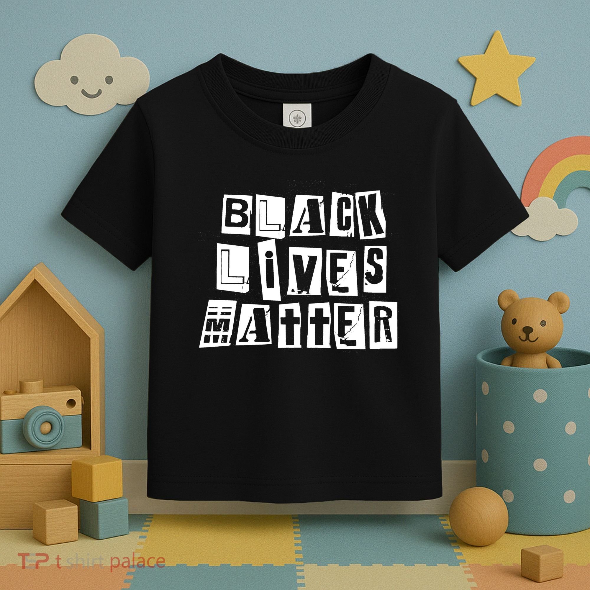 Black Lives Matter Note style  Toddler T-Shirt