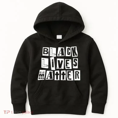 Black Lives Matter Note style Kids Hoodie