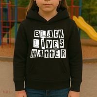 Black Lives Matter Note style  Kids Hoodie thumb 3