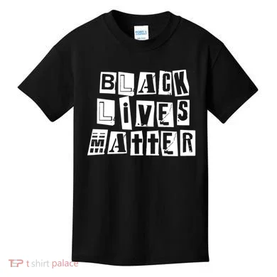 Black Lives Matter Note style  Kids T-Shirt