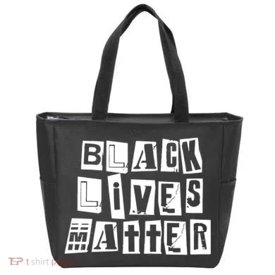 Black Lives Matter Note style Tote Bag