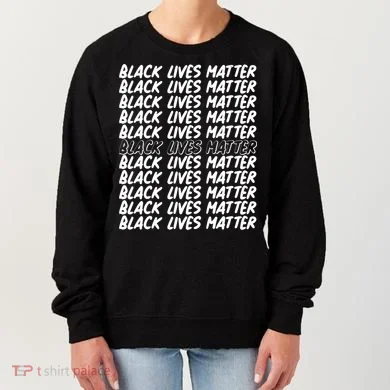 Black Lives Matter Pattern Women's Sweatshirt