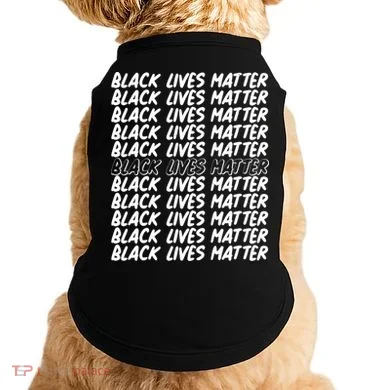Black Lives Matter Pattern Doggie Tank