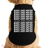 Black Lives Matter Pattern Doggie Tank thumb 0
