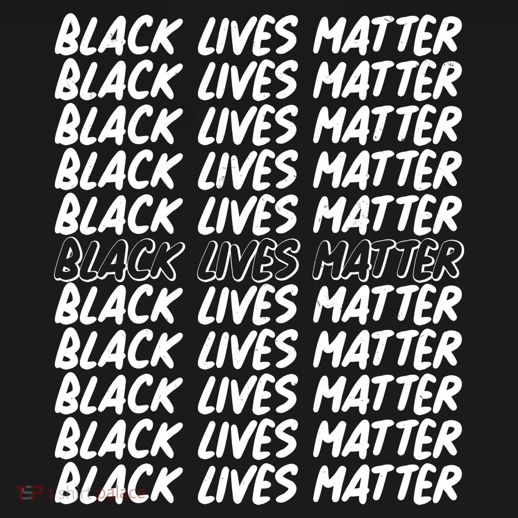 Black Lives Matter Pattern Doggie Tank
