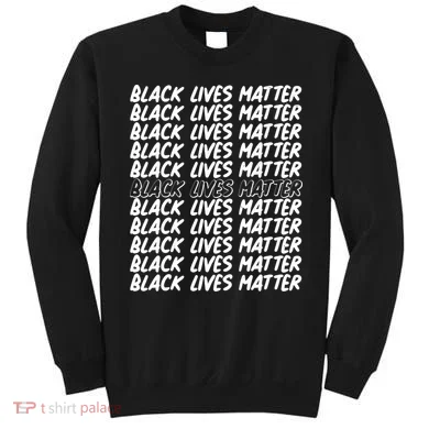 Black Lives Matter Pattern Sweatshirt