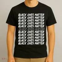 Black Lives Matter Pattern T-Shirt thumb 3