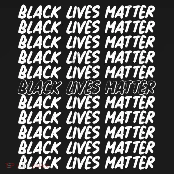 Black Lives Matter Pattern T-Shirt