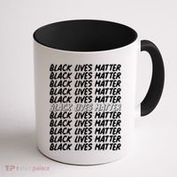 Black Lives Matter Pattern Coffee Mug thumb 1