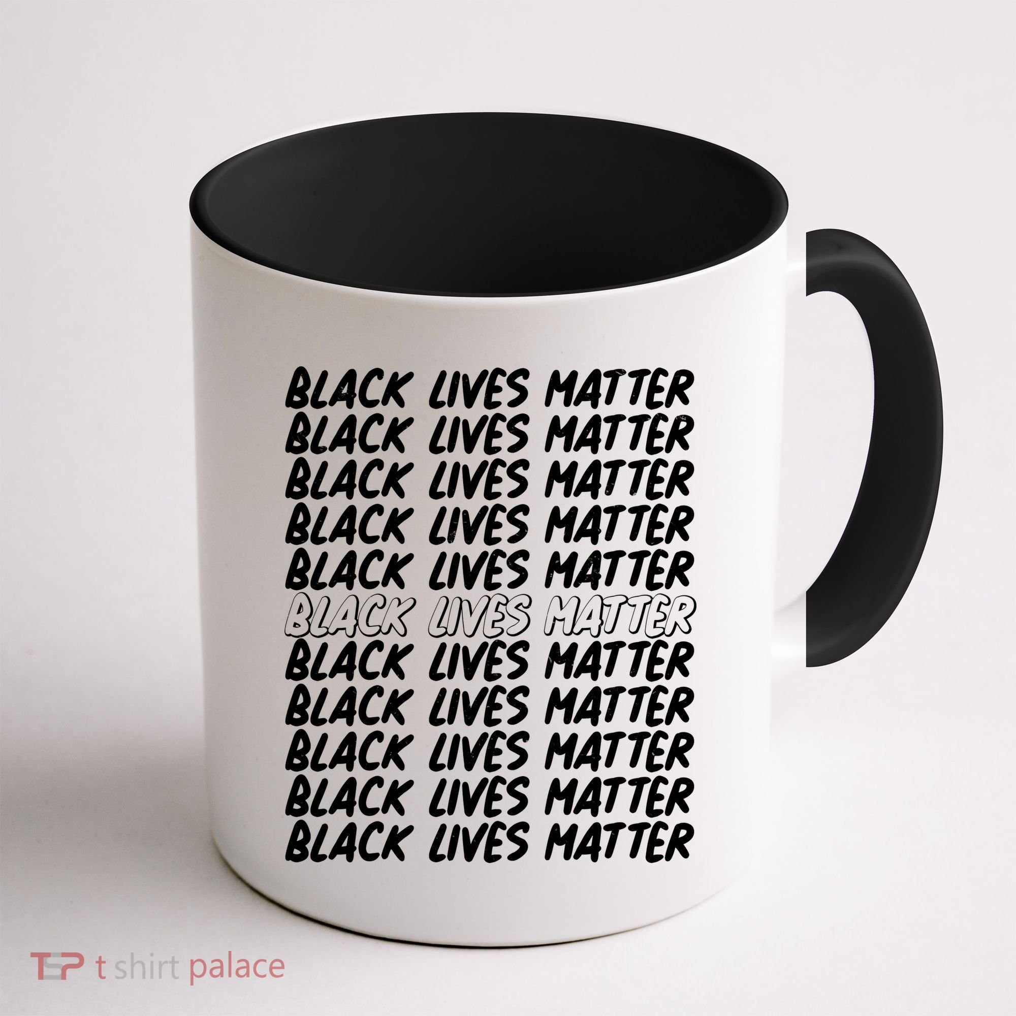 Black Lives Matter Pattern Coffee Mug