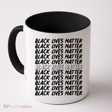 Black Lives Matter Pattern Coffee Mug