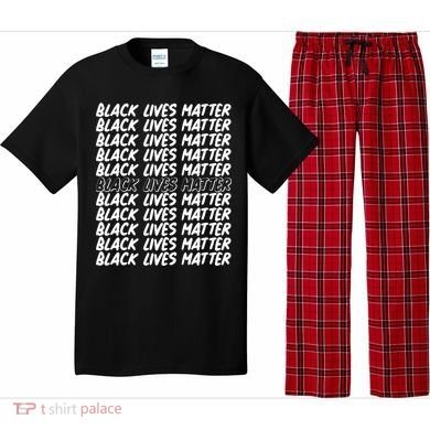 Black Lives Matter Pattern Pajama Set