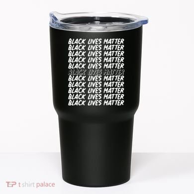 Black Lives Matter Pattern Tumbler