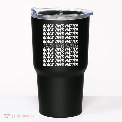 Black Lives Matter Pattern Tumbler