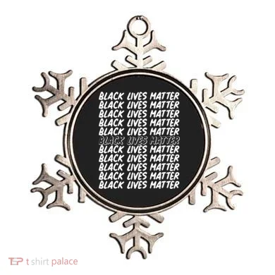 Black Lives Matter Pattern Ornament
