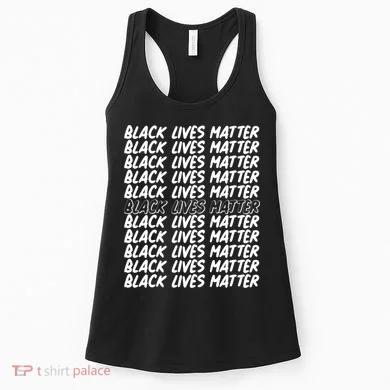 Black Lives Matter Pattern Women's Tank Top