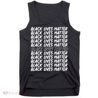 Black Lives Matter Pattern Tank Top thumb 0