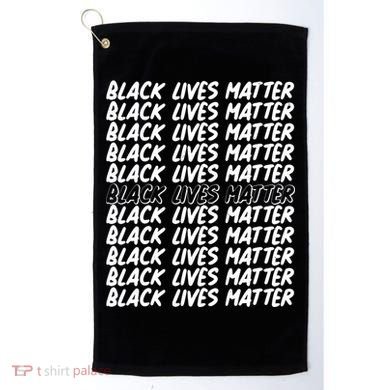 Black Lives Matter Pattern Golf Towel