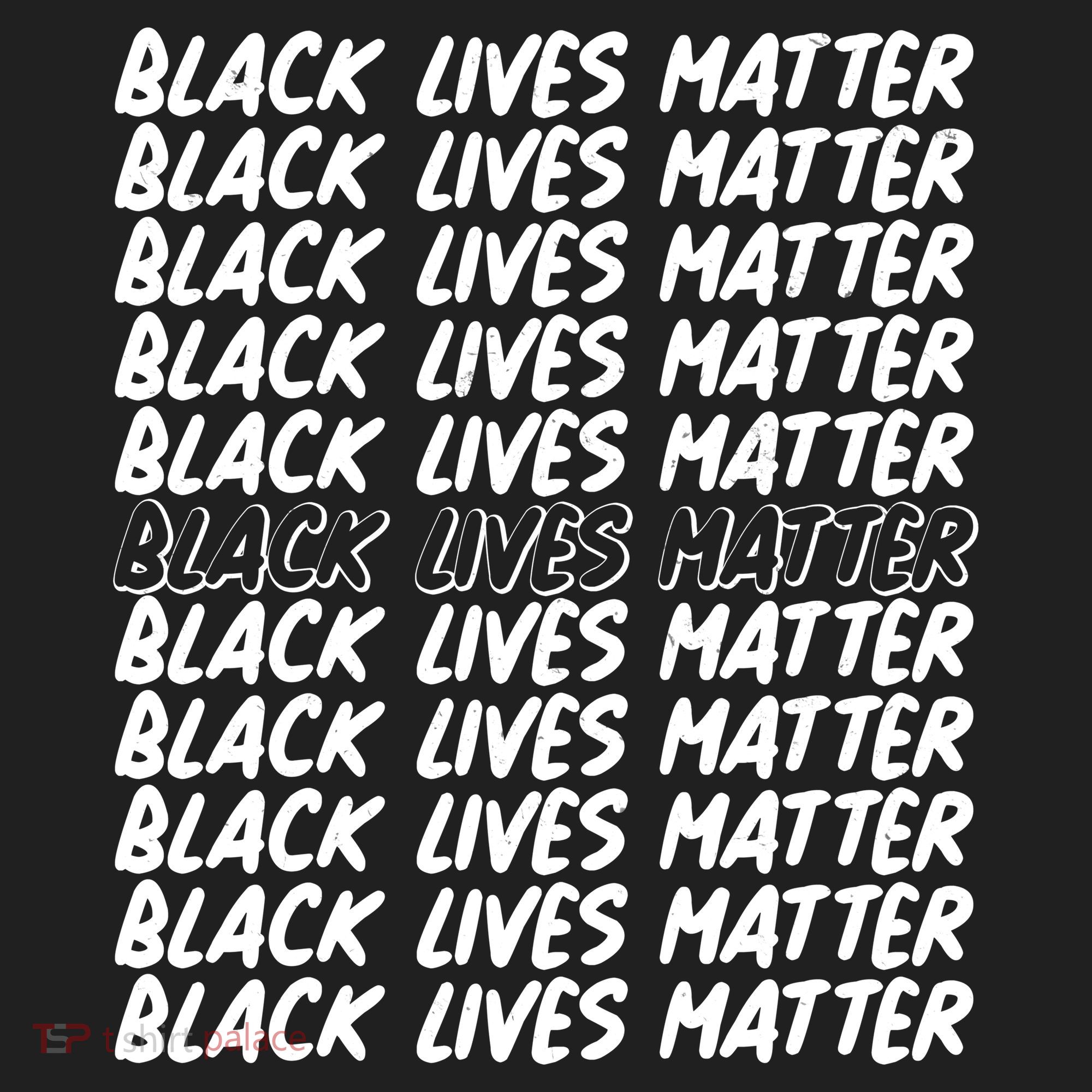 Black Lives Matter Pattern Golf Towel