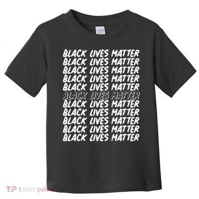 Black Lives Matter Pattern Toddler T-Shirt