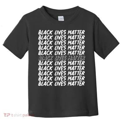 Black Lives Matter Pattern Toddler T-Shirt