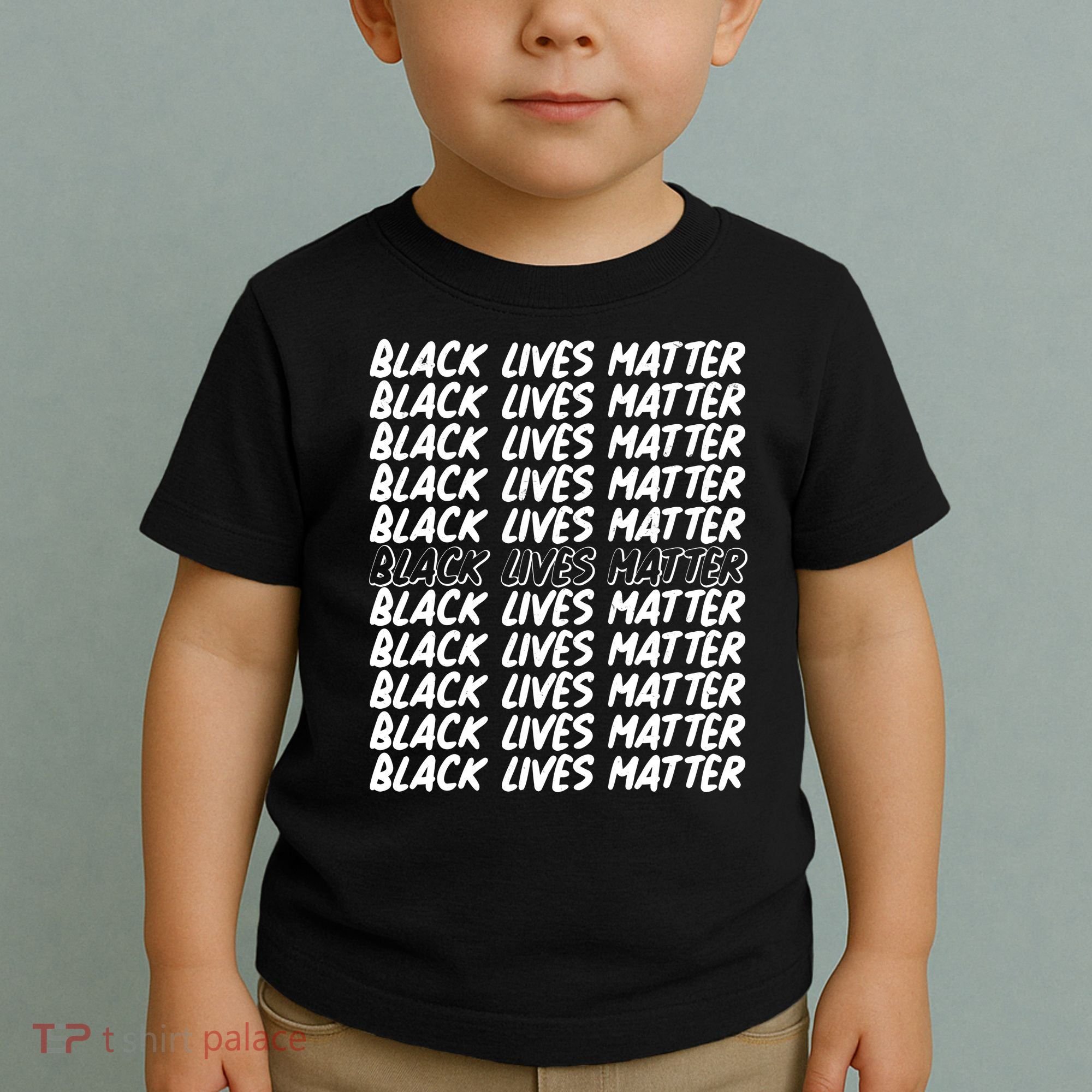 Black Lives Matter Pattern Toddler T-Shirt