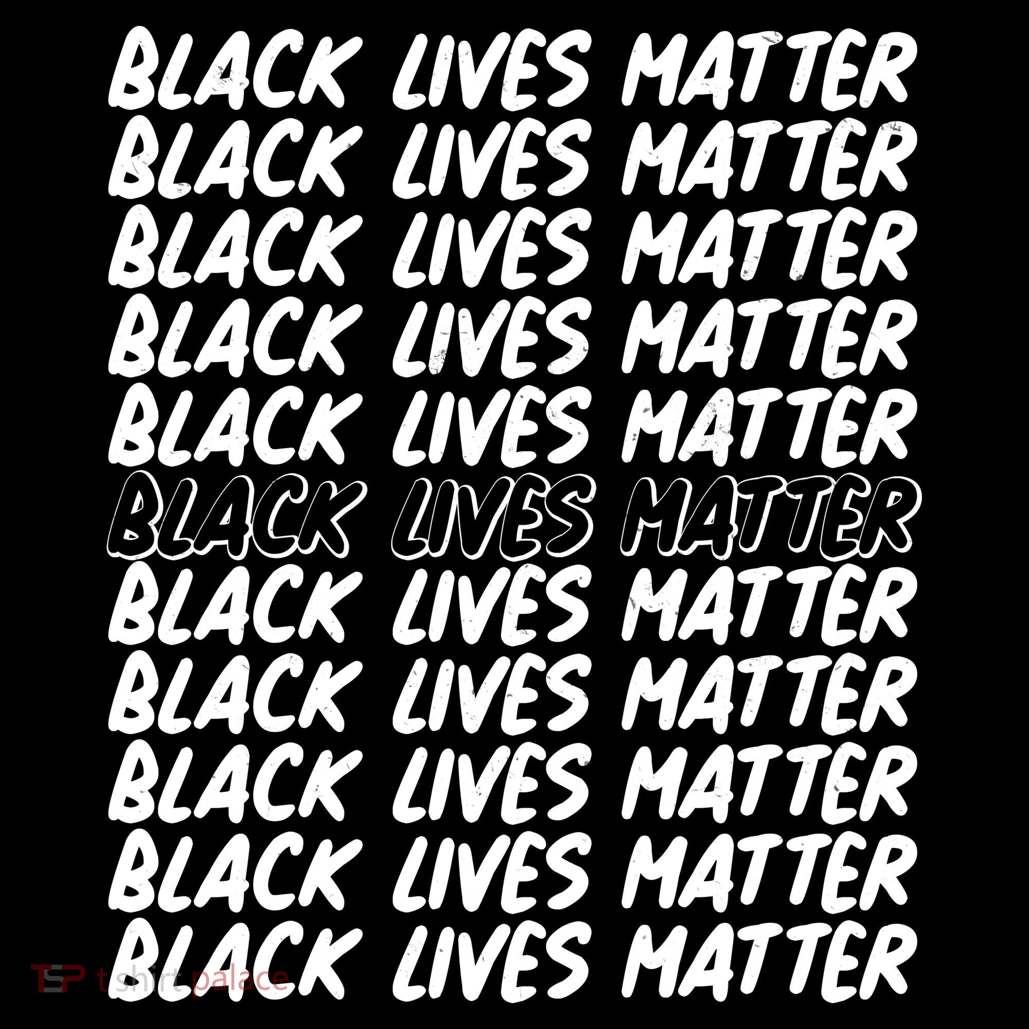 Black Lives Matter Pattern Women's Long Sleeve Shirt
