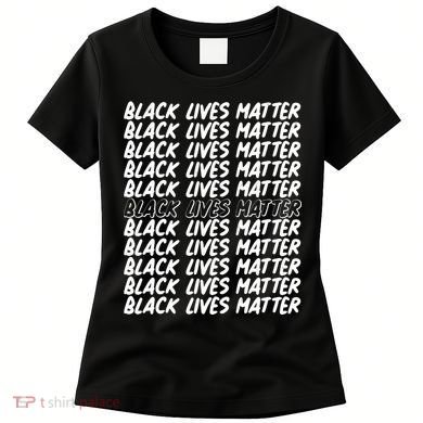 Black Lives Matter Pattern Women's T-Shirt