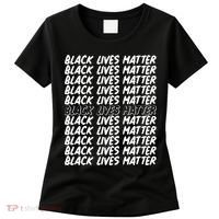 Black Lives Matter Pattern Women's T-Shirt thumb 0