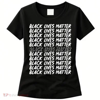 Black Lives Matter Pattern Women's T-Shirt
