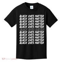 Black Lives Matter Pattern Kids T-Shirt thumb 0