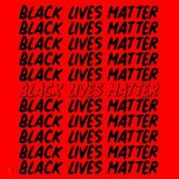 Black Lives Matter Pattern Santa Hat thumb 1