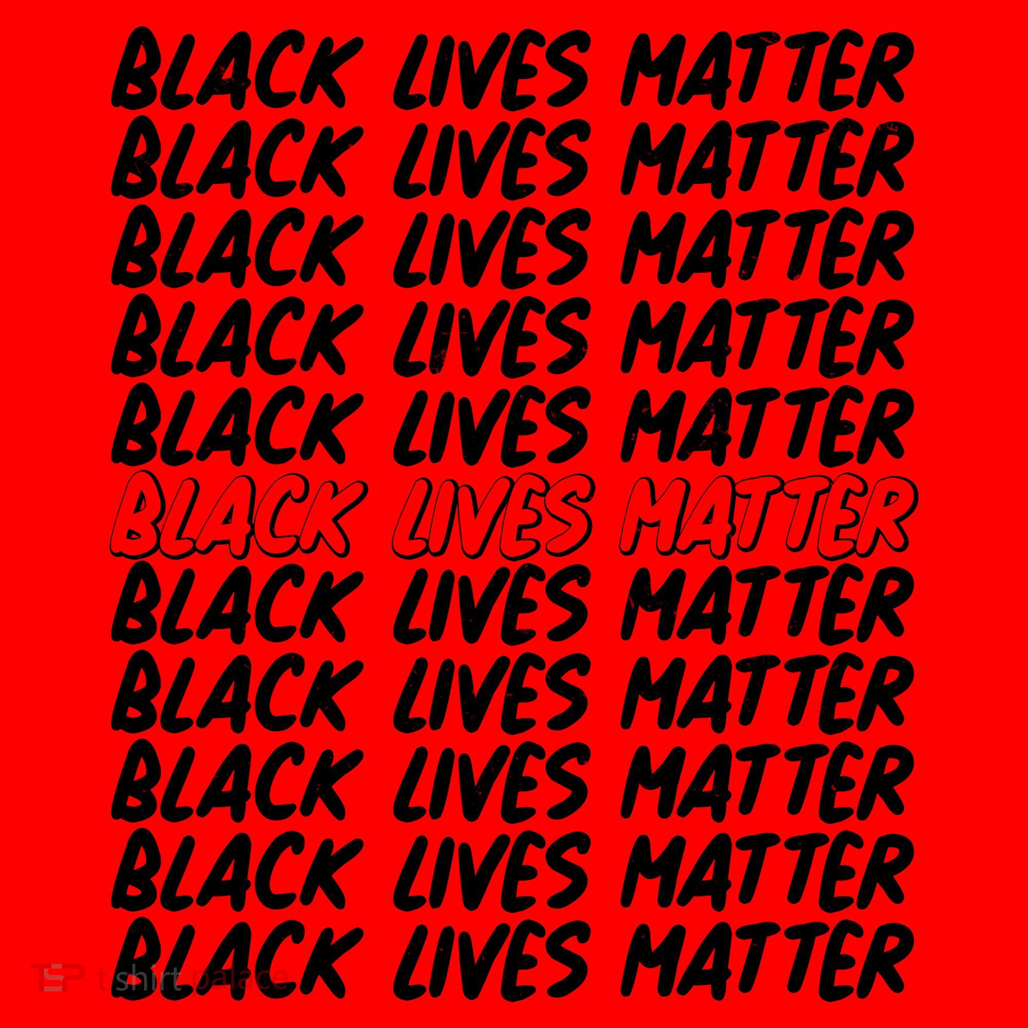 Black Lives Matter Pattern Santa Hat