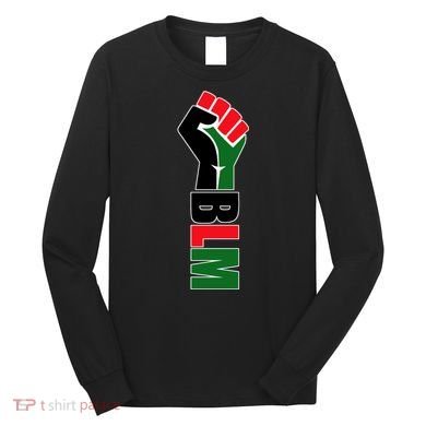 Black Lives Matter Power Fist Long Sleeve Shirt
