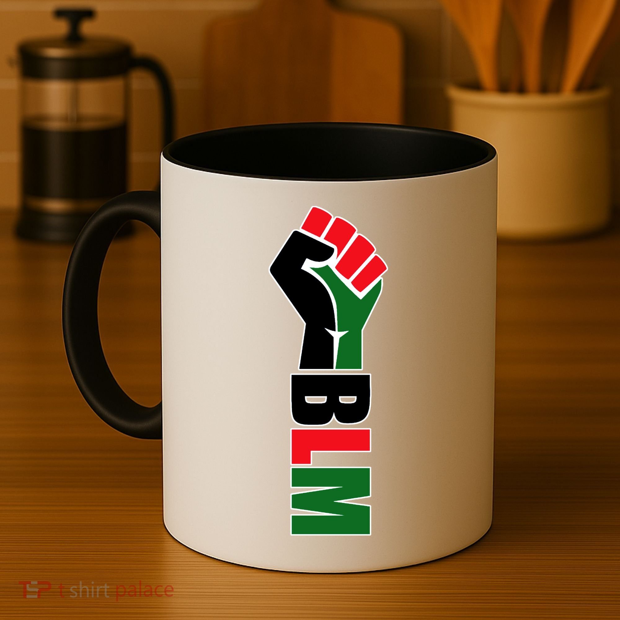 Black Lives Matter Power Fist Coffee Mug