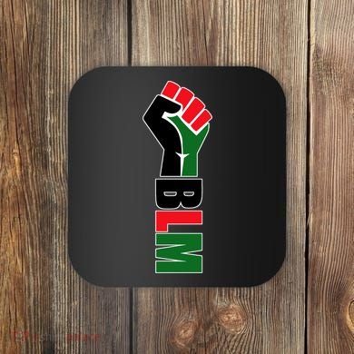 Black Lives Matter Power Fist Coaster