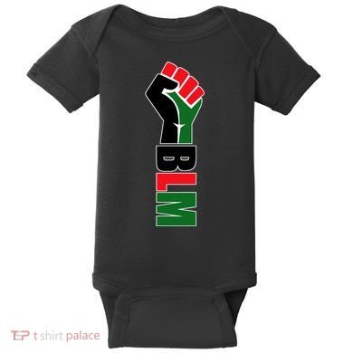 Black Lives Matter Power Fist Baby Bodysuit