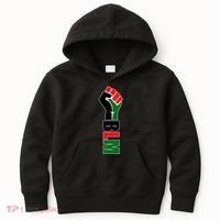 Black Lives Matter Power Fist Kids Hoodie thumb 0