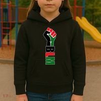 Black Lives Matter Power Fist Kids Hoodie thumb 3