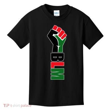 Black Lives Matter Power Fist Kids T-Shirt