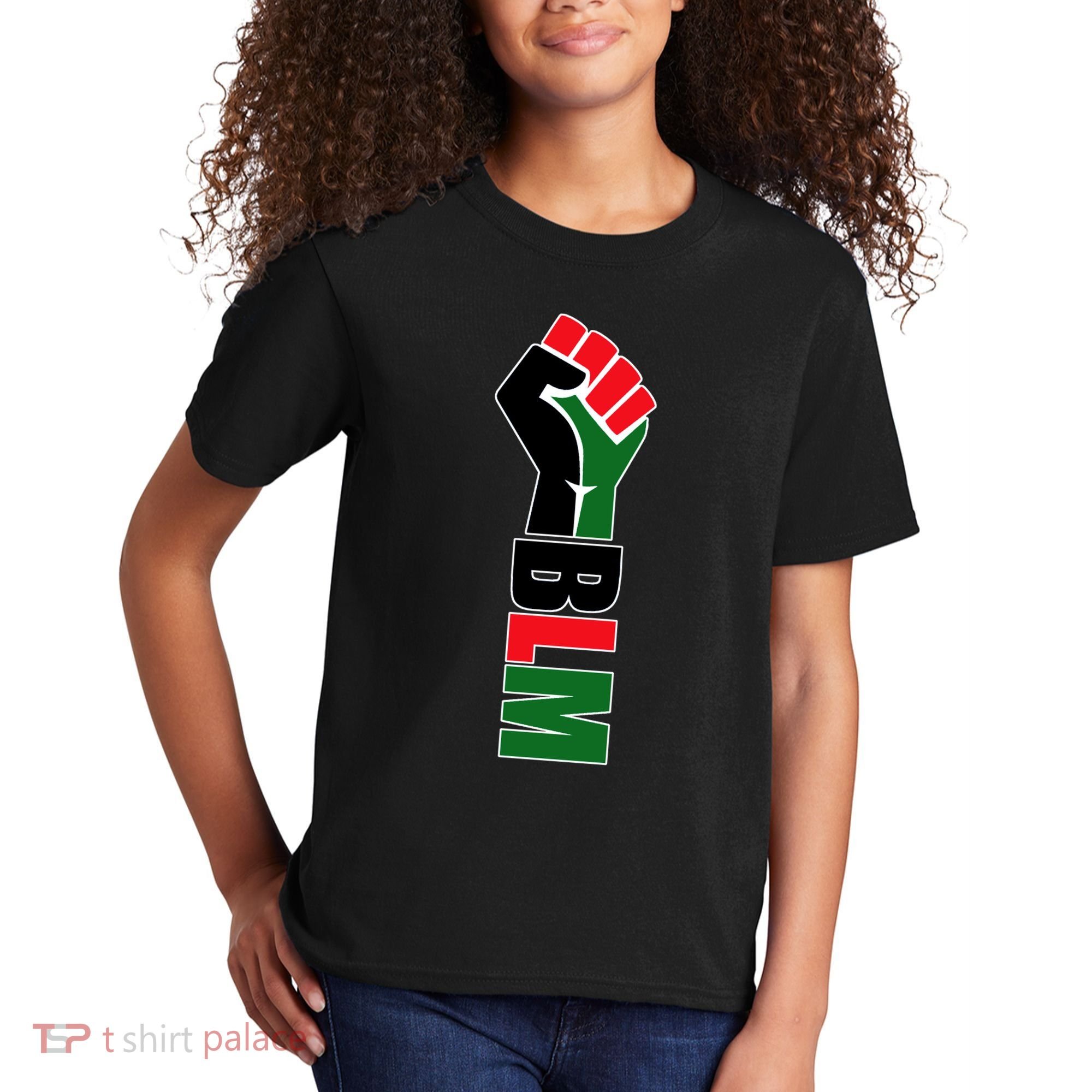 Black Lives Matter Power Fist Kids T-Shirt