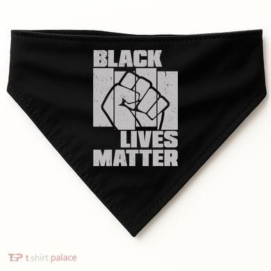 Black Lives Matter Protest Black Pride USA-Made Doggie Bandana