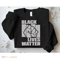Black Lives Matter Protest Black Pride Sweatshirt thumb 2