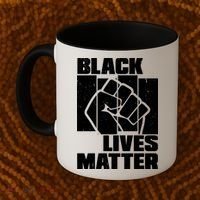 Black Lives Matter Protest Black Pride Coffee Mug thumb 2