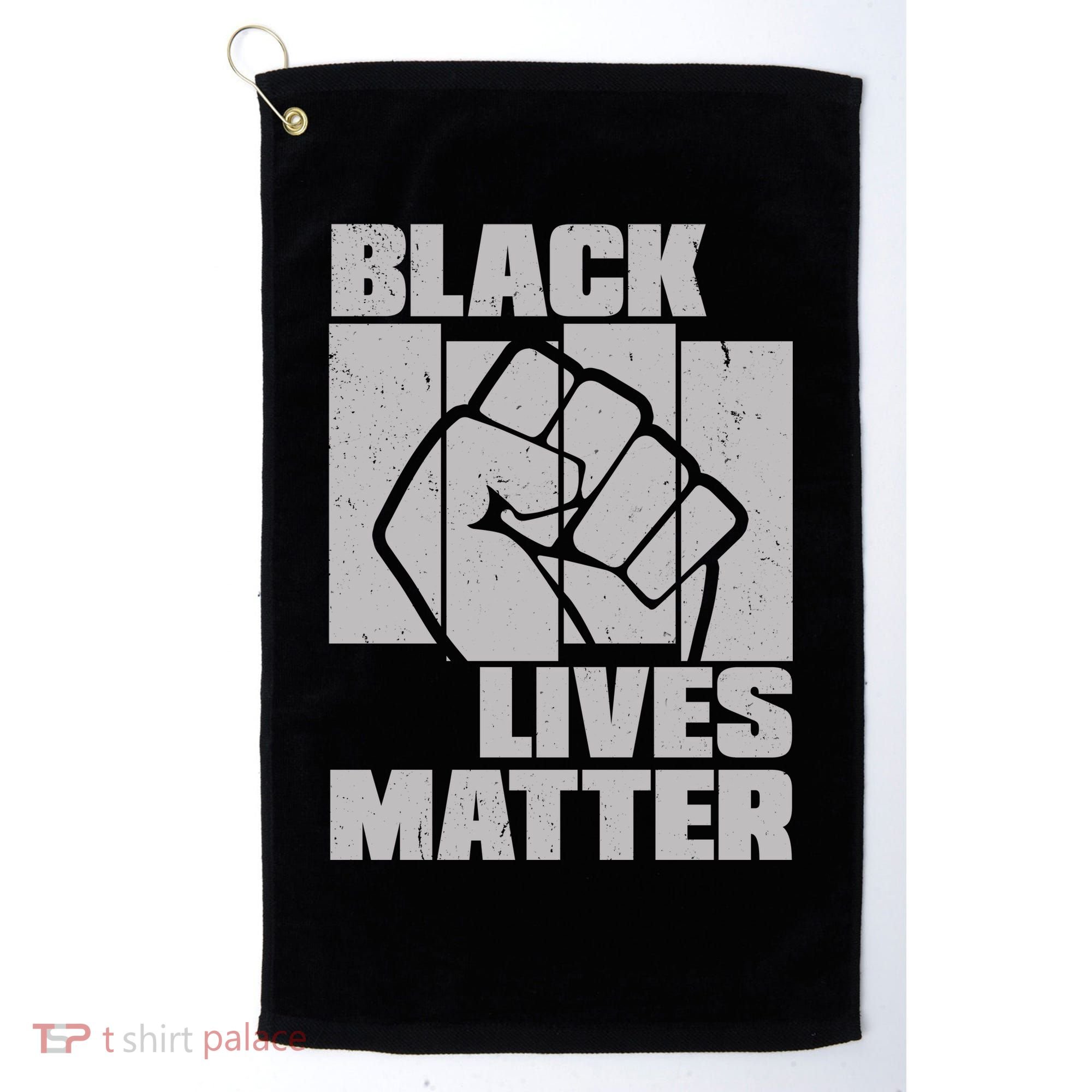 Black Lives Matter Protest Black Pride Golf Towel