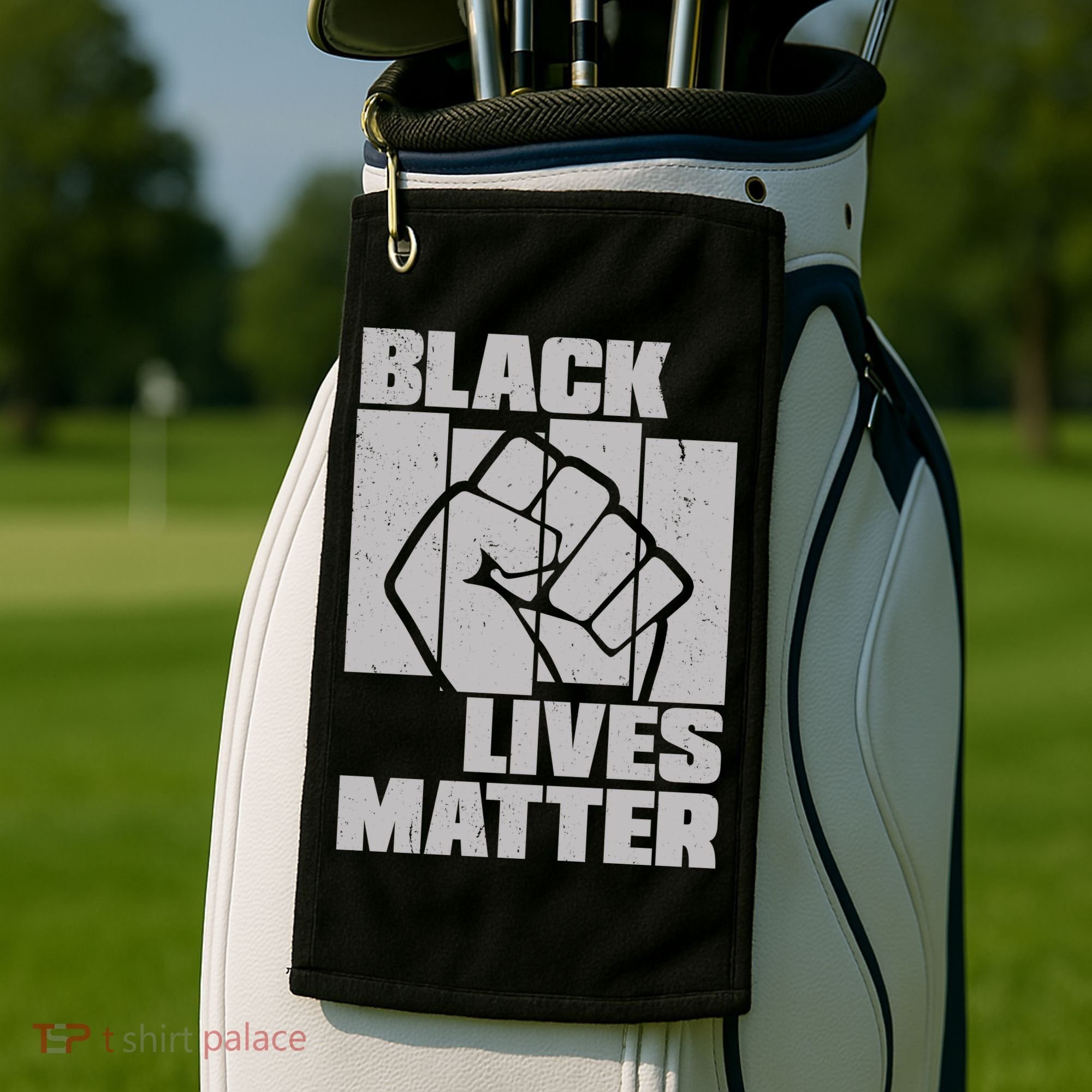 Black Lives Matter Protest Black Pride Golf Towel