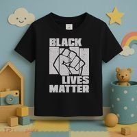 Black Lives Matter Protest Black Pride Toddler T-Shirt thumb 3