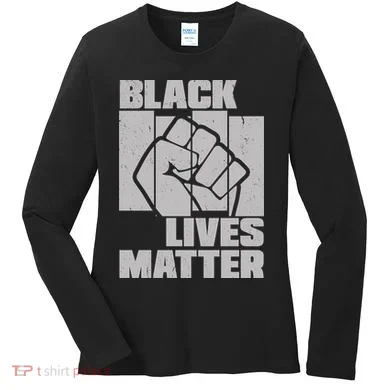 Black Lives Matter Protest Black Pride Women's Long Sleeve Shirt