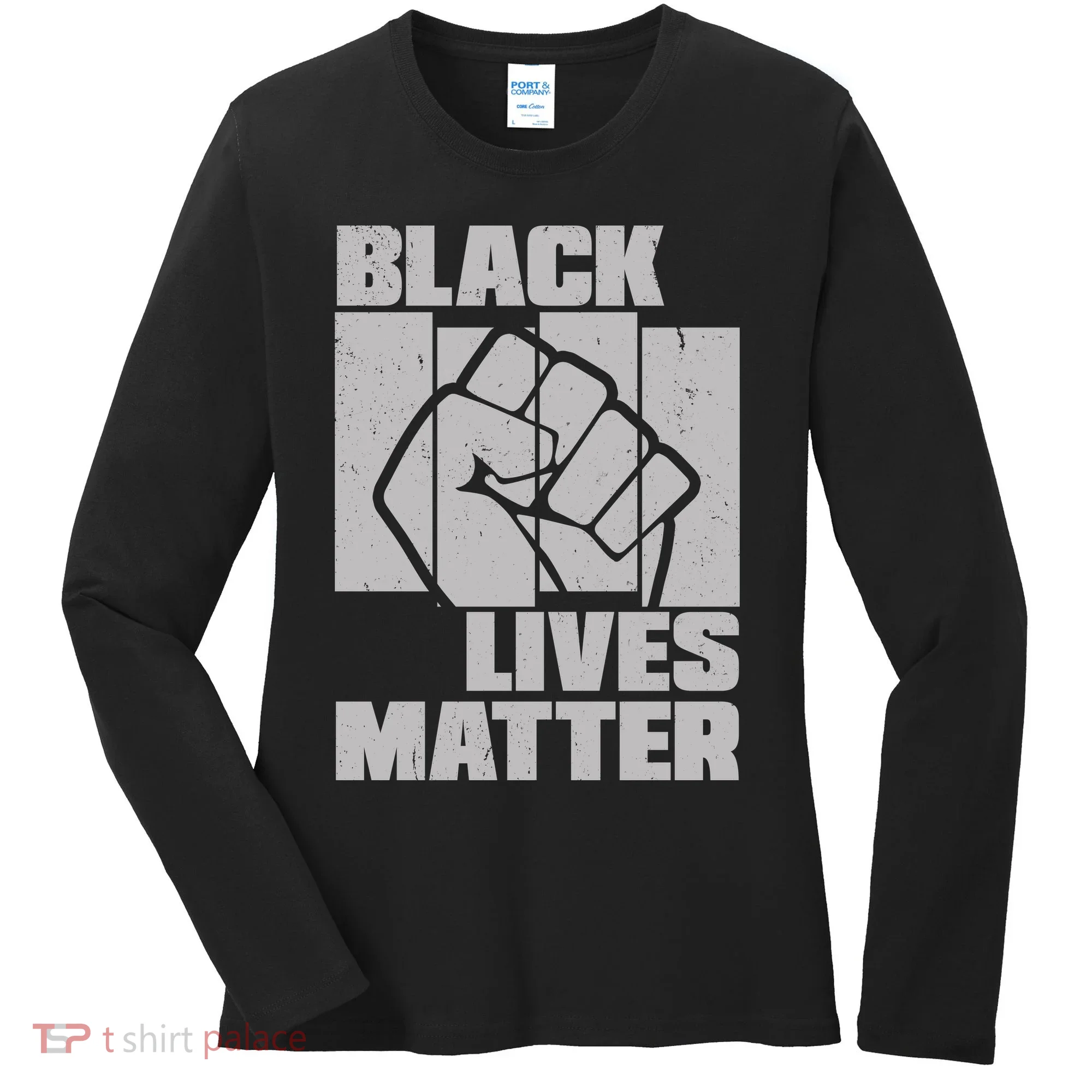 Black Lives Matter Protest Black Pride Women's Long Sleeve Shirt