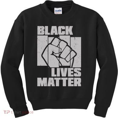 Black Lives Matter Protest Black Pride Kids Sweatshirt